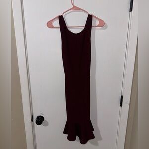 Maroon Dress